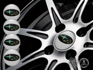 Subaru Sticker Silicone Variant Wheel Badges